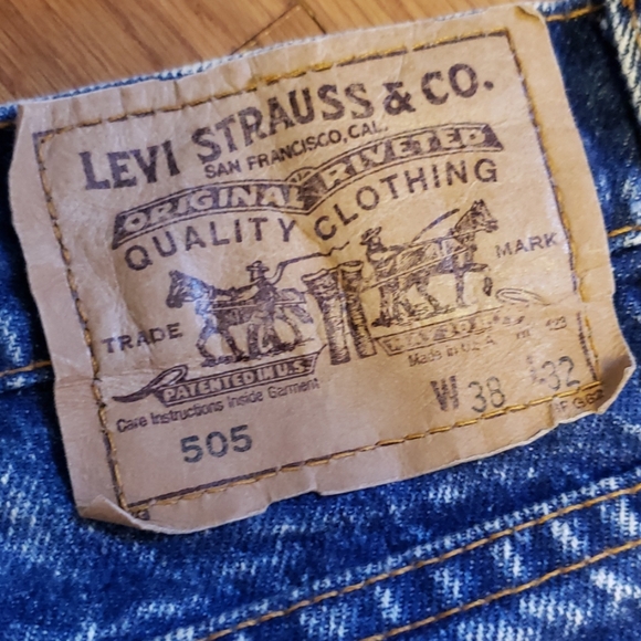 Levi Acid Wash 505 Jeans MADE IN USA - Picture 6 of 8